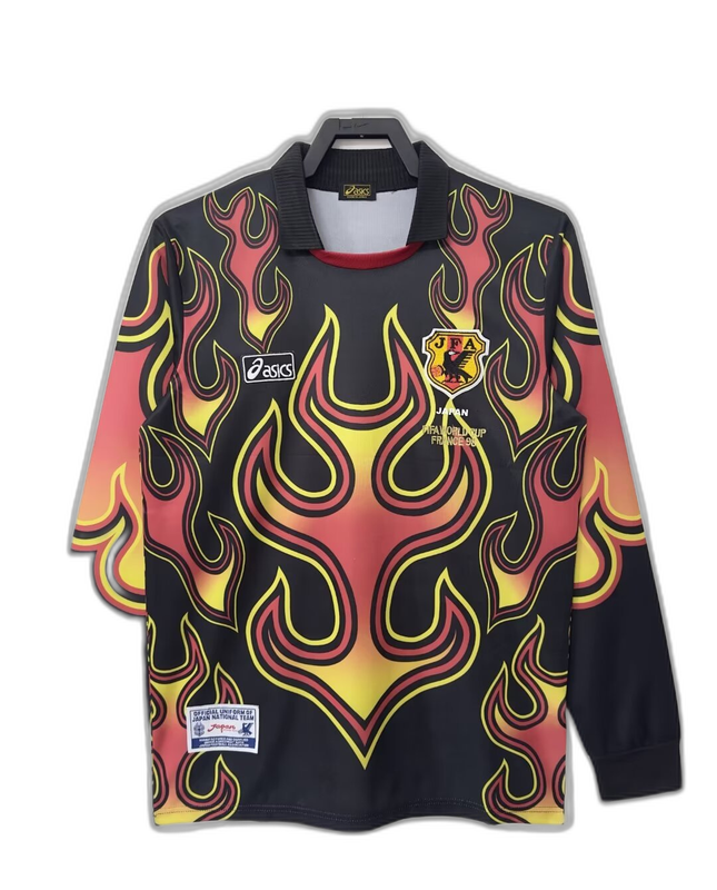 Camisola Japão 1998 Guarda-Redes - Retro Manga Comprida - Image 1