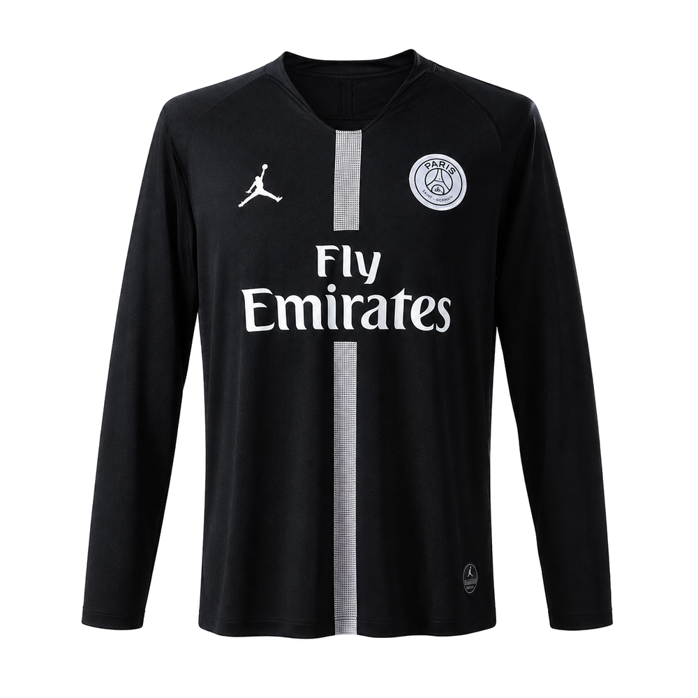 Paris Saint-Germain 18/19 Champions league Preta - Retro - Image 1